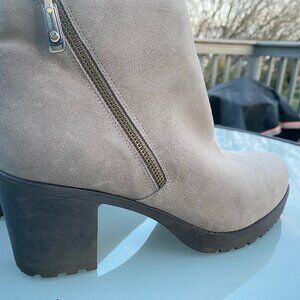 Waterproof Platform Ankle Bootie Zippered	11